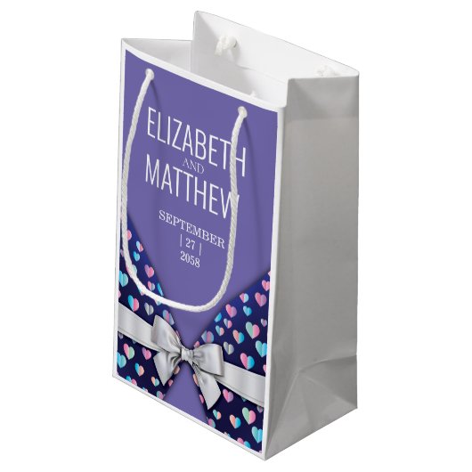 Sjabloon kleine cadeau klein cadeauzakje (Achterkant Gekanteld)