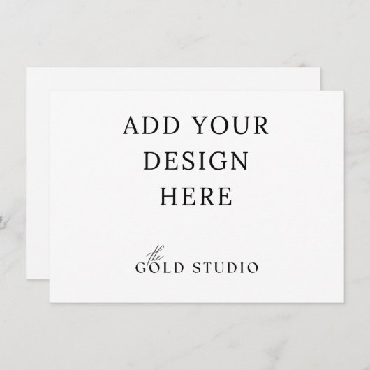 Sjabloon kleine uitnodiging (4.5 x 6.25) (Voorkant / Achterkant)