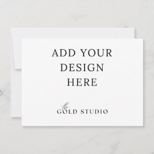 Sjabloon kleine uitnodiging (4.5 x 6.25)