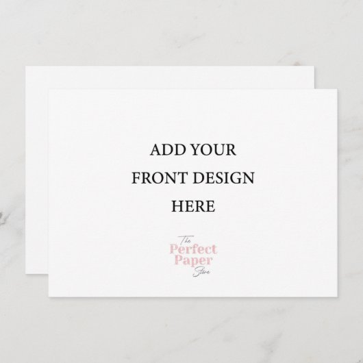 Sjabloon kleine uitnodiging (4.5 x 6.25) (Voorkant / Achterkant)