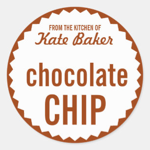 Sjabloon Koekjeslabel Exchange Bake Sale Label