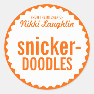 Sjabloon Koekjeslabel Exchange Bake Sale Label