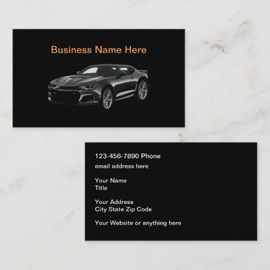 Sjabloon koelste Visitekaartjes (Voorkant / Achterkant)