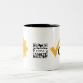 Sjabloon KoffieMok Play Cymru Tweekleurige Koffiemok (Center)