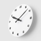 Sjabloon Koreaanse klok - Creëer uw eigen / eigen  (Hoek)