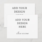 Sjabloon Landscape Enclosure Card (4,25 x 5,5) Kaart (Voorkant / Achterkant)