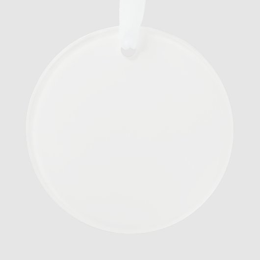 Sjabloon leeg bewerken afbeelding ACRYLIC GIFTS TO Ornament (voorkant)