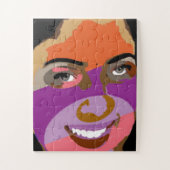 Sjabloon leeg toevoegen uw eigen FOTO-AFBEELDING J Legpuzzel (Verticaal)