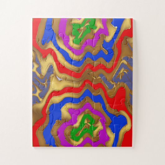 Sjabloon leeg toevoegen uw eigen FOTO-AFBEELDING J Legpuzzel (Verticaal)