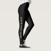Sjabloon Leggings Voeg hier Logo tekst toe elegant (Rechts)