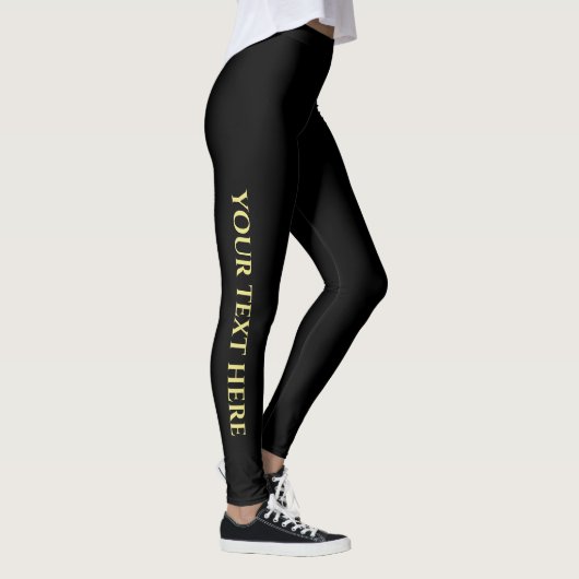 Sjabloon Leggings Voeg hier Logo tekst toe elegant (Rechts)