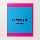 Sjabloon Legpuzzel (Verticaal)