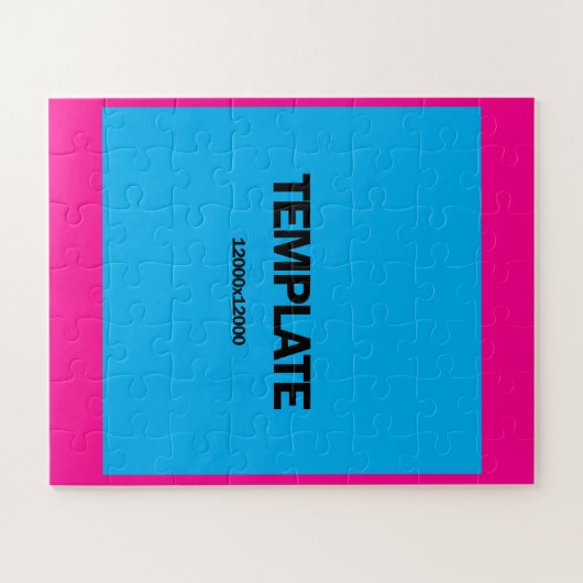 Sjabloon Legpuzzel (Horizontaal)