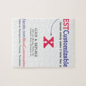 Sjabloon Legpuzzel (Horizontaal)