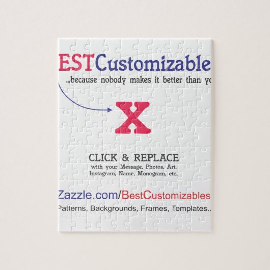 Sjabloon Legpuzzel (Verticaal)