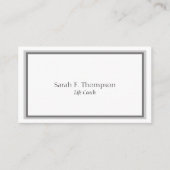 Sjabloon Life Coach Simple Neat & Clean - Visitekaartje (Voorkant)