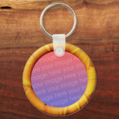 Sjabloon lijst (3d-effect grens) sleutelhanger (Voorkant)