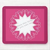 Sjabloon Lijst hart Muismat (Voorkant)