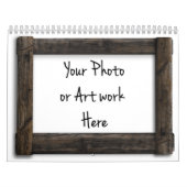 sjabloon "Lijst van hout" Kalender (Hoes)