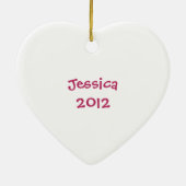 Sjabloon Love Nail Pools Keramisch Ornament (Achterkant)