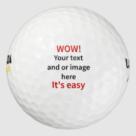Sjabloon Maak je eigen Golfballen