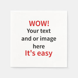 Sjabloon Maak je eigen Servetten