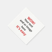 Sjabloon Maak je eigen Servetten (Hoek)