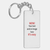 Sjabloon Maak je eigen Sleutelhanger (Voorkant Links)