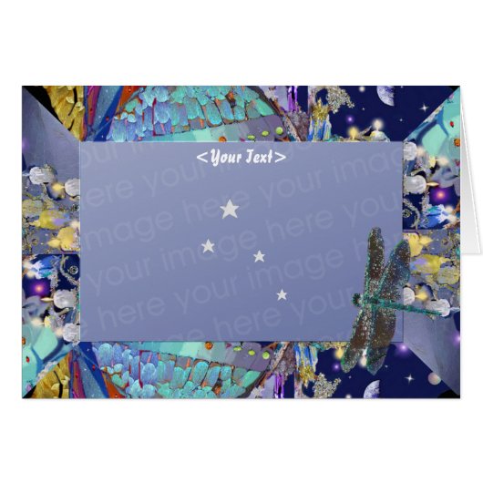 Sjabloon Magische dragonfly (Voorkant Horizontaal)