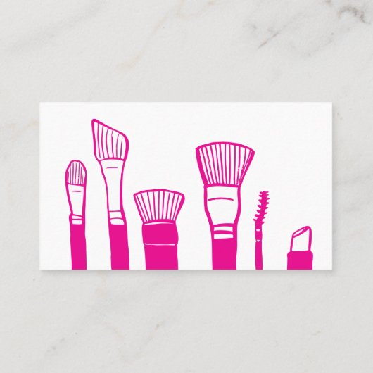 Sjabloon make-up artist Visitekaartje (Achterkant)