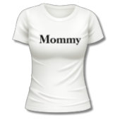 Sjabloon mama t-shirt