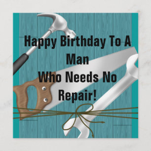 Sjabloon Mannen tools Kaart