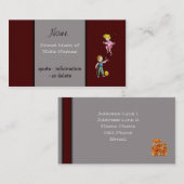 Sjabloon Mapprofielkaart Contactkaartje (Voorkant / Achterkant)