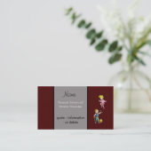 Sjabloon Mapprofielkaart Contactkaartje (Staand voorkant)