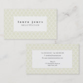 Sjabloon Marokkaanse neutrale Mode stylist Visitekaartje (Voorkant / Achterkant)