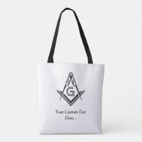 Sjabloon Masonic Canvas tassen | Unieke Freemason