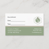 Sjabloon Medische actualiteitenkaart Afsprakenkaartje (Voorkant)