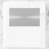 Sjabloon met een glanzend staalmetaal rechthoekige sticker (Tas)