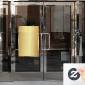 Sjabloon met lege achtergrond Uw logo QR-code teks Raamsticker (Kantoordeur)