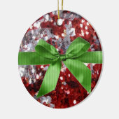 Sjabloon met Ornament met kerstbomen (Links)