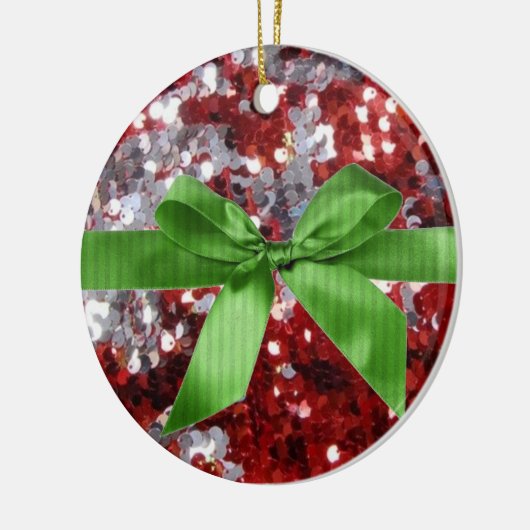 Sjabloon met Ornament met kerstbomen (Links)