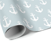 Sjabloon met scheepsanker cadeaupapier (Rol Hoek)