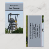 sjabloon met visitekaartje (Voorkant / Achterkant)