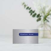 Sjabloon metalen Visitekaartjes (Staand voorkant)