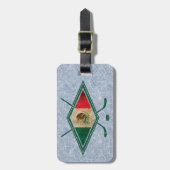 Sjabloon Mexicaans Ice Hockey Bagagelabel (Voorkant verticaal)