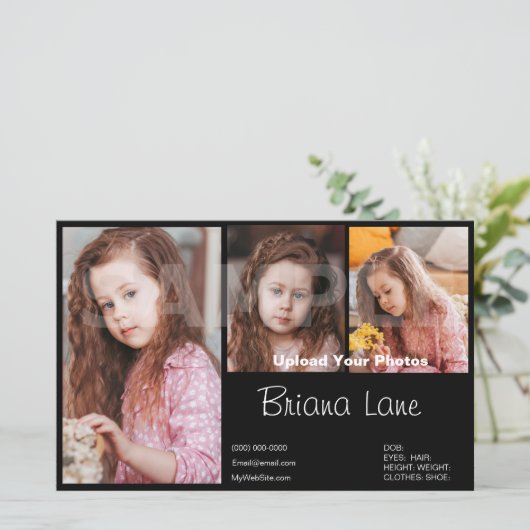 Sjabloon Model Comp Pasfoto Kinderen Zed (Staand voorkant)