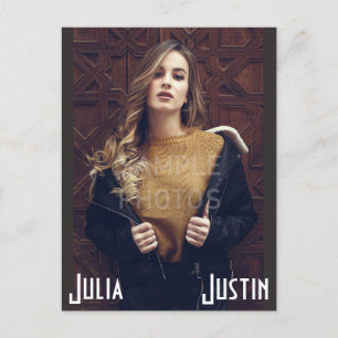 Sjabloon modelheadskaarten briefkaart