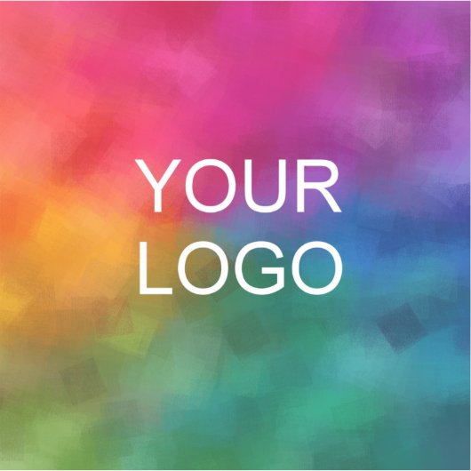 Sjabloon Modern Elegant Business Logo Hier Laptop Sticker (Voorkant)