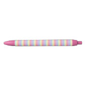 Sjabloon Modern Roze Geel Blauw Paars Cute Blauwe Inkt Pen (Voorkant)