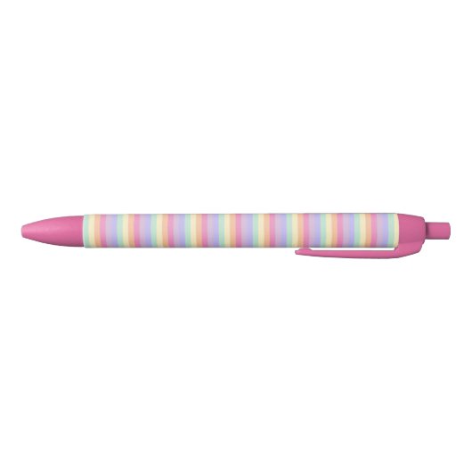 Sjabloon Modern Roze Geel Blauw Paars Cute Blauwe Inkt Pen (Bodem)